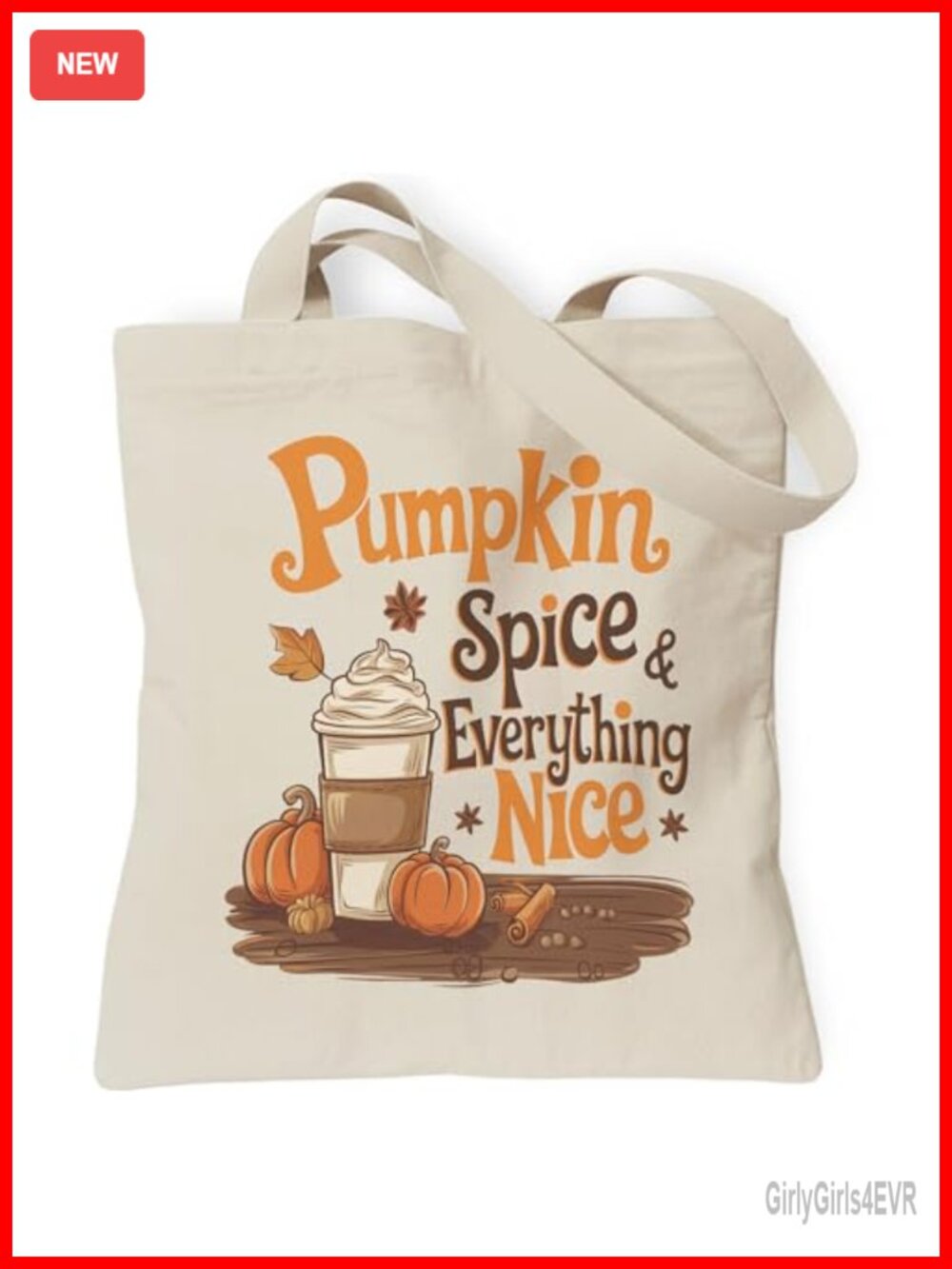 Aesthetic Canvas Tote Bag Reusable with Inner Pocket